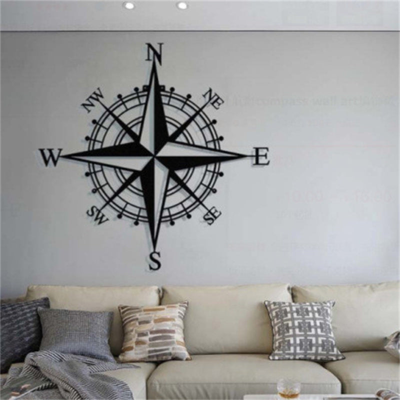 Acrylic Compass Modeling Crafts Hollow Home Decorations
