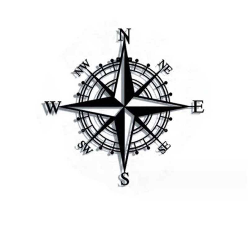 Acrylic Compass Modeling Crafts Hollow Home Decorations